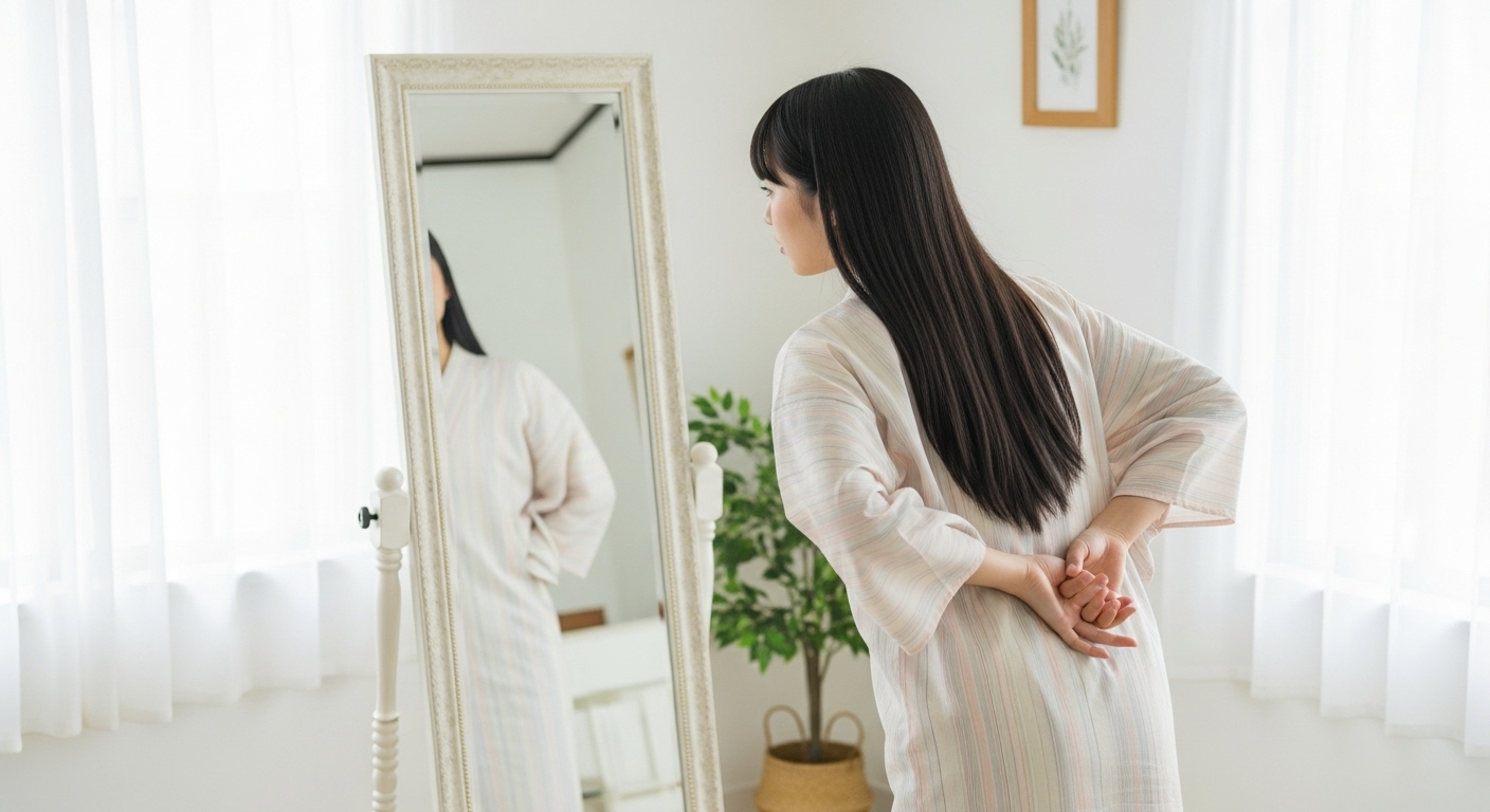 猫背を気にする人